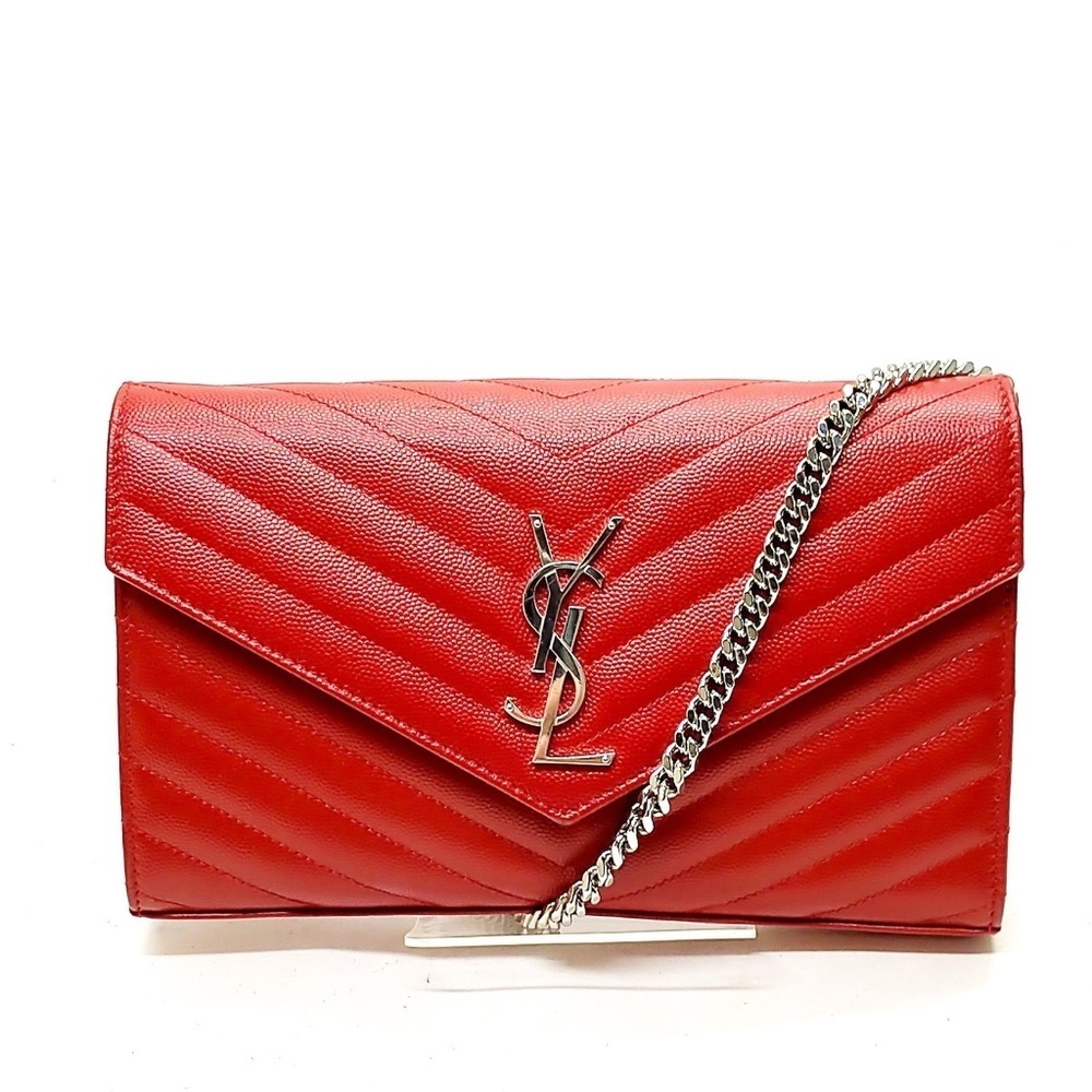 Saint Laurent Red Leather bag